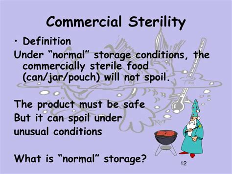 commercial sterility|commercially sterile definition.